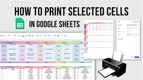 How Can You Print a Specific Range of Cells in Google Sheets File: Tips and Strategies