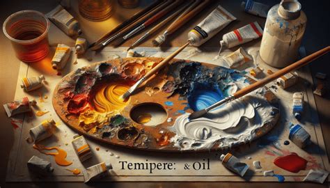 how does tempera painting differ from oil painting? the unique qualities of tempera in conveying light and shadow